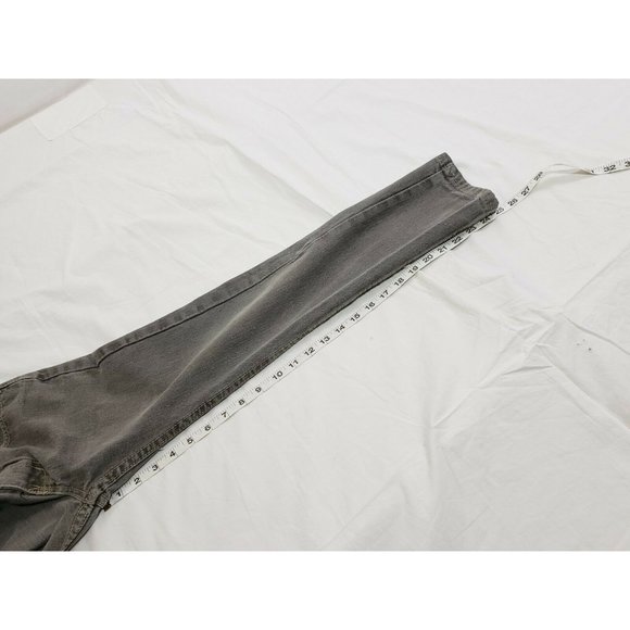 Swiss Cross Size 10 Girls Solid Gray Med Wash Denim Low Rise Skinny Leg Jeans - Picture 7 of 7